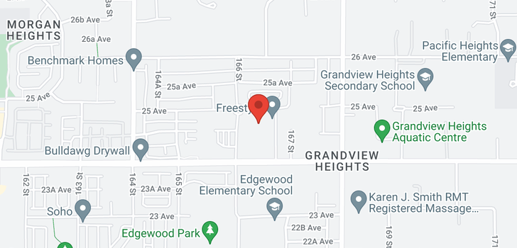 map of 57 16678 25 AVENUE